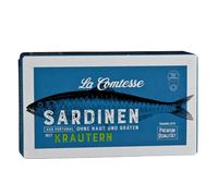 Sardines aux herbes sans peau et sans arêtes, 125 g