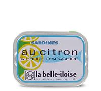 SARDINES EN BOITE AU CITRON A L HUILE D ARACHIDE. 115g. LA BELLE ILOISE