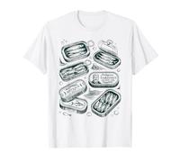 Sardines en Conserve Vintage portugaises en Conserve T-Shirt