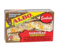 Sardines Escabèche Albo poids net 120g - lot de 5 unités
