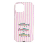 Sardines Mignonnes à Rayures pour la Plage, l'été, Les Vacances Coque pour iPhone 15