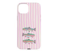 Sardines Mignonnes à Rayures pour la Plage, l'été, Les Vacances Coque pour iPhone 15 Plus