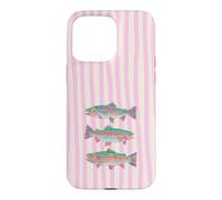 Sardines Mignonnes à Rayures pour la Plage, l'été, Les Vacances Coque pour iPhone 15 Pro Max
