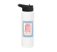 Sardines Pêcheurs Esthétique Rétro Stainless Steel Insulated Water Bottle