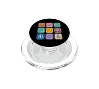 Sardines portugaises en étain Poisson rétro Tendance pêcheur PopSockets PopGrip pour MagSafe