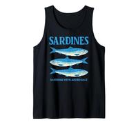 Sardines Tinned Fish Retro Graphic for Men Women Débardeur