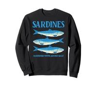 Sardines Tinned Fish Retro Graphic for Men Women Sweatshirt