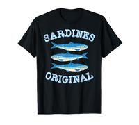 Sardines Tinned Fish Retro Graphic for Men Women T-Shirt