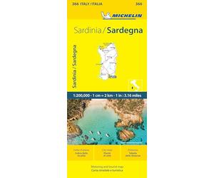 Sardinia - Michelin Local Map 366: Map
