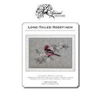 Sardu, V: Long-Tailed Rosefinch. Cross Stitch And Blackwork