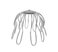 Sarei Panier collecteur de feuilles galvanisé NW 60 - Attrape-feuilles pour garder le tuyau de descente libre - Filtre collecteur de feuilles protège contre les blocages