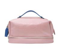 SARELLY SARELLY, Trousse de maquillage, parfaite pour les pinceaux de maquillage, cuir végétalien, couleur rose, Sarelly Creative Lab