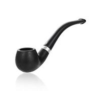SARGE 110mm Vintage Durable Bois Incurvé Tabac Cigare Cigarette Pipes Fumer Pipe Noir Cadeaux Fumer Accessoires