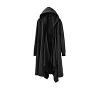 SARGE Cape Fonctionnelle Vestes Sombres Trench 2020 Halloween Cosplay Cardigan à Capuche Coupe-Vent châle Manteau Hommes