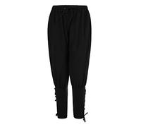 SARGE Pantalon Pirate pour Hommes Viking Cosplay Renaissance Médiévale Gothique Pantalon Pirate Costume Pantalon Hommes Nouveau 5XL