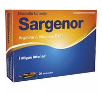 Sargenor Arginine & Vitamine B12 Fatigue Intense 20 Ampoules