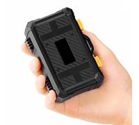Sarhula Organiseur de batterie pour appareil photo - Boîte de rangement pour cartes mémoire - Avec emplacements pour cartes, piles et cartes