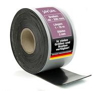 sarian Bande en caoutchouc autocollante 1000 x 40 x 3 mm NR/SBR 65 Shore Couche adhésive unilatérale Protection anti-éclats