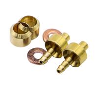 Sarini 2 Jeux de connecteurs de Disque d'huile pour Frein de vélo,Insert Olive,compatibles avec Les Freins Hope TECH3 V4 E4 X2
