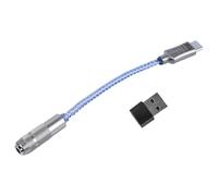 Sarini Adaptateur DAC USB-C Haute résolution 32 Bits 384 kHz avec Puce CX31993 - Adaptateur de Traduction USB-C vers Casque 3,5 mm