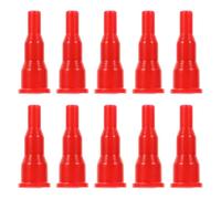 Sarini Adaptateur de buse de Butane réutilisable, tête Gonflable en Plastique pour Pistolet de pulvérisation Allume-Cigare, Adaptateur de gaz Butane de Remplissage 10 pièces