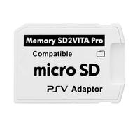 Sarini Adaptateur de Carte mémoire SD PS Vita 5.0, Support de Carte, Manchon de Conversion pour clé USB pour PS Vita 1000 2000, Compatible avec Le système HENkaku Enso, Facile à insérer et à Retirer