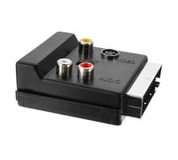 Sarini Adaptateur péritel vers 3 R-CA s-vidéo commutable entrée Sortie péritel mâle vers péritel Femelle s-vidéo 3 R-CA convertisseur Adaptateur Audio