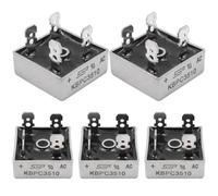 Sarini Ensemble de diodes de redressement de Pont KBPC3510.boîtier métallique 35A 1000V,Trou traversant à 4 Broches-monophasé Pleine Onde,Pont de diodes à Courant élevé
