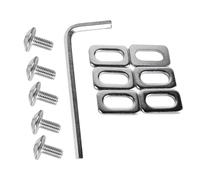 Sarini Jeu de vis, rondelles et entretoises de cale pour pédales de vélo Look KEO, Kit de Fixation de cale Durable pour Chaussures de vélo de Route