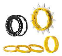 Sarini Kit de Conversion de vélo à Vitesse Unique Cassette de vélo à Vitesse Unique 12T et entretoises supplémentaires pour Une Conversion Facile en engrenage à Vitesse Unique
