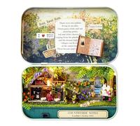 Sarini Kit Miniature de théâtre Box, kit de Maison de poupée avec Meubles, Artisanat créatif Fait à la Main pour Adolescents et Adultes, Cadeau d'anniversaire, Saint-Valentin, fête des pères
