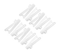 Sarini Lot de 10 chapes en Nylon Blanc, Trou de 2 mm, Longueur de 29 mm, pour Liaison servo et Bras de Commande d'avion RC, Accessoires pour modèle d'avion télécommandé