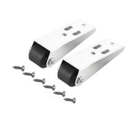 Sarini Lot de 2 roulettes directionnelles à mobilité Douce, roulettes Robustes à Montage latéral, roulettes de Table, roulettes faciles à Rouler, Petites roulettes en Caoutchouc