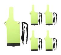 Sarini Lot de 5 étuis étanches pour Radio bidirectionnelle, étui de Protection pour Talkie-walkie Motorola Kenwood Midland UV-3R UV-5R PX-888, pour Une Utilisation en extérieur (Vert)