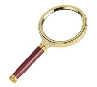 Sarini Loupe 8 cm 10x, loupe Portable pour la Lecture pour Les Personnes âgées, Instrument d'enseignement des Sciences et de l'optique à l'école Primaire