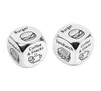 Sarini Morceau de Cube de décision Alimentaire en Acier Inoxydable - Évangile Coquin pour des décisions Alimentaires Amusantes, Cadeau Parfait pour la Saint-Valentin et Un Anniversaire