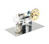 Sarini Moteur à Vapeur de Moteur de Voiture d'agitation en métal de modèle de Moteur de Stirling d'air Chaud pour Le Geme éducatif