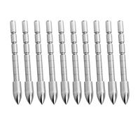 Sarini Pointe de flèche d'interpolation de 4,2 mm, Pointe de flèche en Acier à 120 Grains pour tir à l'arc à flèche ID 4,2 mm, Support de flèche et Accessoires d'arbre