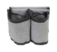 Sarini Porte-Tasses de Voyage Gris pour Bagages,Ensemble de Deux Tasses à café,Accessoires idéaux pour valises à roulettes,Cadeaux Parfaits pour Les Voyageurs,Les Stewards touristiques