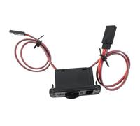 Sarini Récepteur de modèle RC RC Servo Switch avec indicateur LED avec câble de connecteur de récepteur JR Futaba à 3 Broches