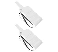 Sarini Sac étanche pour Radio,2 pièces,Pochette Portable pour Talkie-walkie avec lanière pour Baofeng Motorola Kenwood Icom Midland président Yaesu