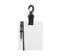 Sarini Tableau d'écriture sous-Marin en Ardoise avec Pince rotative, Grand Tableau Blanc en Plastique étanche pour la plongée, Les Sports Nautiques, la Natation