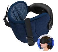 SARISUN Coussin de voyage pour avion - Coussin de nuque pour dormir et voyager avec masque pour les yeux - Coussin de voyage confortable pour voiture - Pour vol long en voiture, voyage sur route