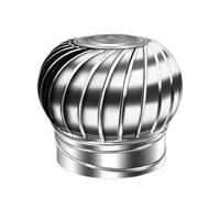 SARKEY Extracteur De Fumées Rotatif Éolien, Chapeau De Cheminée Rotatif, Conduit De Fumée Sortie De Toit, Extracteur De Cheminée Tournant, pour Cheminée, Fermes, Toit D’Usine(110mm/4.3in)