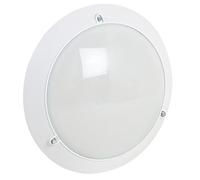 Sarlam SL532109 Hublot Chartres Essentiel antivandale blanc, taille 1, à LED 1500lm, fonction ON et OFF