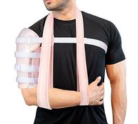 Sarmiento Attelle de fracture de la tige humérale pour fracture du bras, épaule, biceps, bras gauche/droit, fracture humérale longue pour homme et femme (taille L)