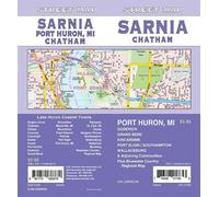 Sarnia / Chatham / Goderich / Port Huron MI - Carte des rues de l'Ontario | GM Johnson
