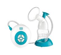 SARO 2610 Extracteur électrique de lait maternel avec adaptateur en silicone, moteur ultra silencieux et fonction d'aspiration automatique