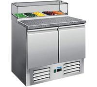 Saro 323-1101 PS 200 G Table à pizza avec plateau en verre 257 l