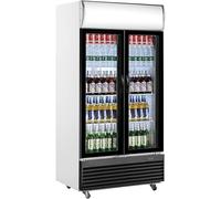 Saro 437-1015 GTK 800 Réfrigérateur avec chaleur tournante Ventilateur, 800 l Blanc